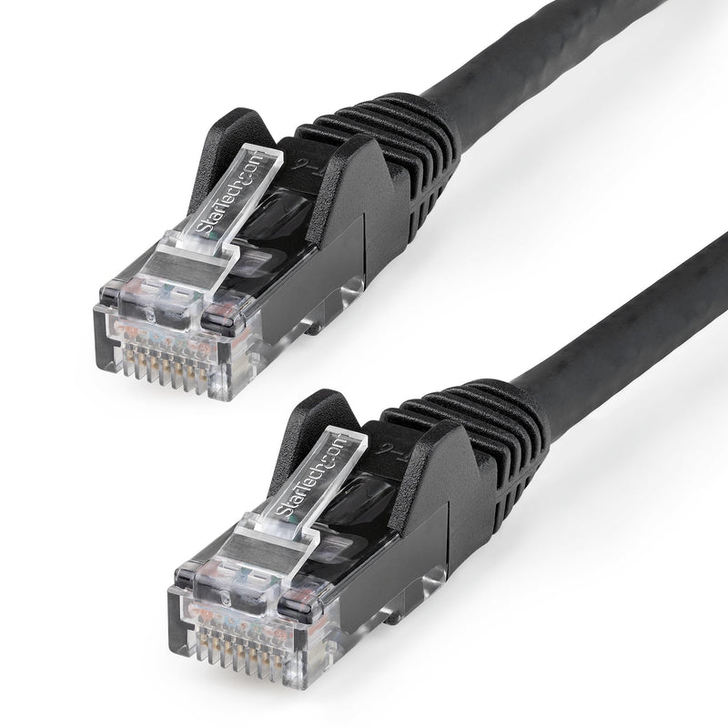 StarTech.com N6LPATCH1MBK netværkskabel Sort 1 m Cat6 U/UTP (UTP) Rund