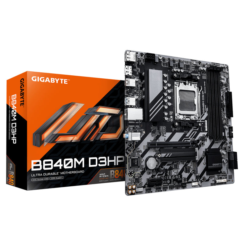 GIGABYTE B840M D3HP bundkort AMD B840 Sokkel AM5 micro ATX
