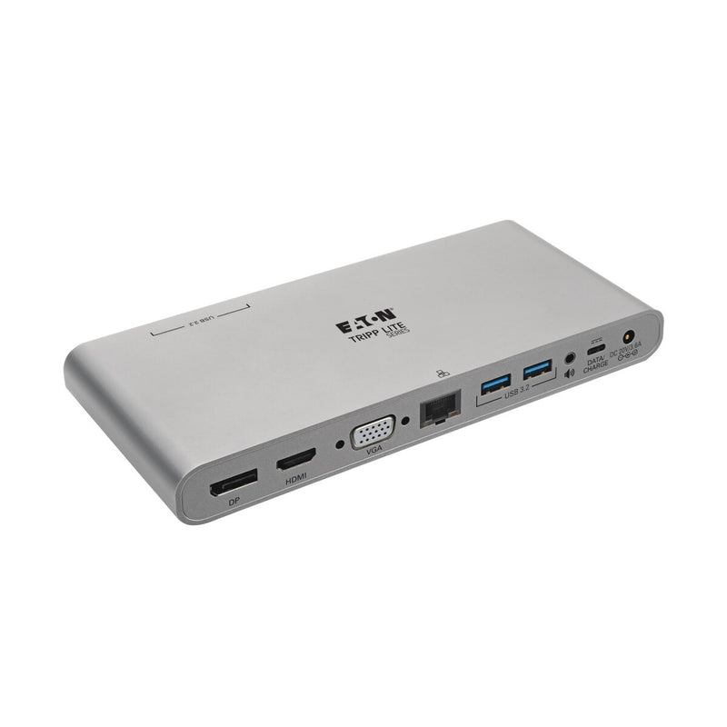 Tripp Lite U442-DOCK4-INT dockingstation Ledningsført USB 3.2 Gen 2 (3.1 Gen 2) Type-C Grå