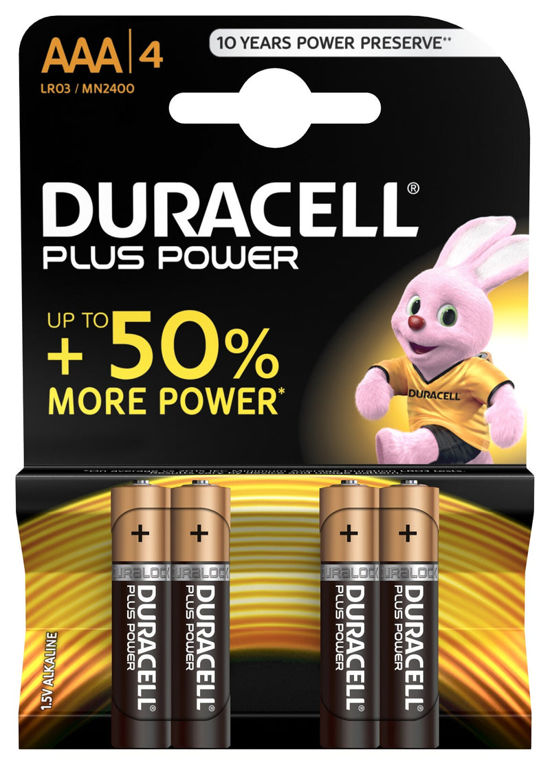 Duracell Plus Power Engangsbatteri AAA Alkaline