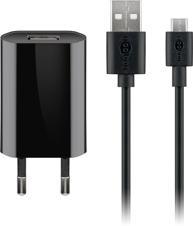 Goobay 44982 oplader til mobil enhed Universel Sort Vekselstrøm Indendørs