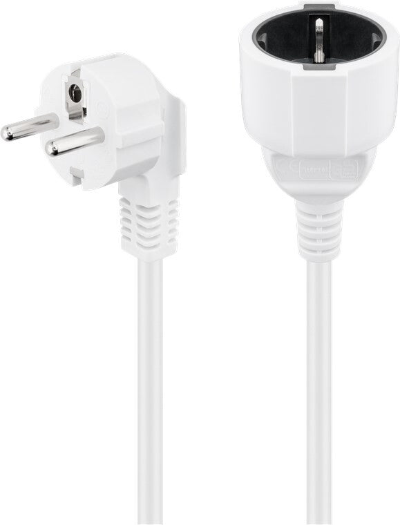 Goobay 93089 el-ledning Hvid 10 m Strømstik type F