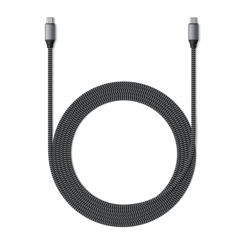 Satechi ST-TCC2MM USB-kabel 2 m USB C 0,48 Gbit/sek. 100 W Sort, Grå