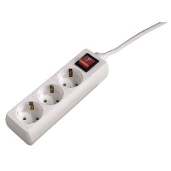 Hama 00108815 overspændingsbeskytter Hvid 3 AC stikkontakt(er) 230 V 5 m
