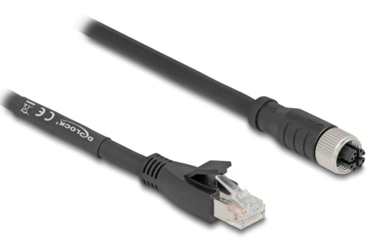 DeLOCK 80594 netværkskabel Sort 5 m Cat5e S/FTP (S-STP)