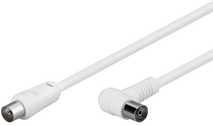 Goobay 67360 koaxial kabel 2,5 m IEC Hvid