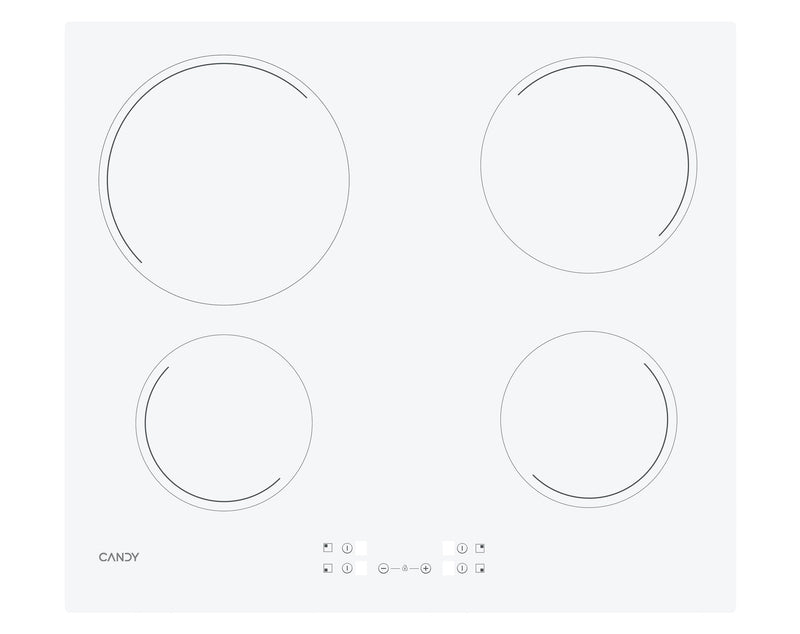 Candy Idea CH64CCW Hvid Indbygget Keramisk 4 zone(s)