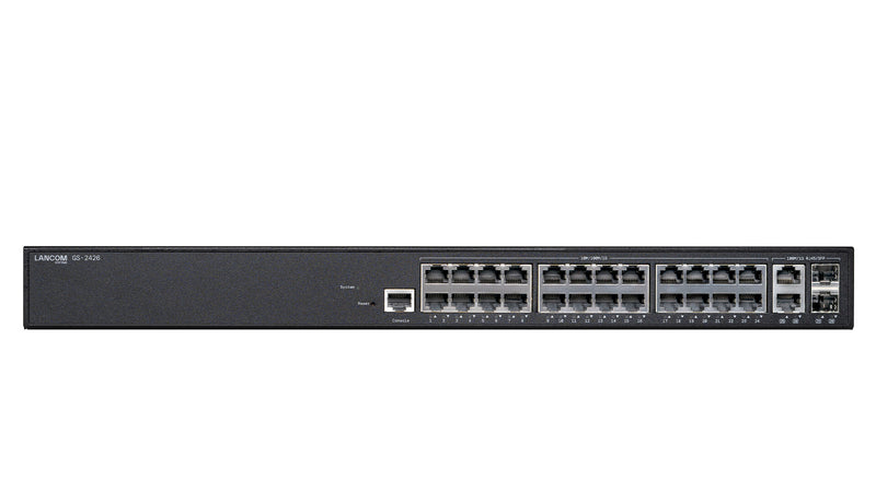 GS-2426 Administreret L2 Gigabit Ethernet (10/100/1000) 1U Sort