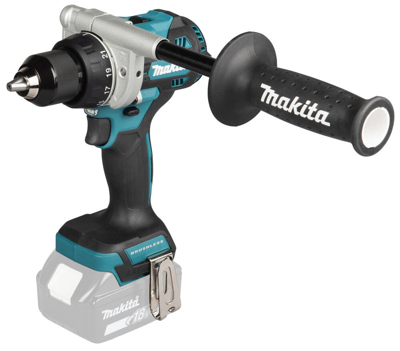 Makita DDF492Z bor 2100 rpm Nøglefri 2,6 kg Blå, Sort