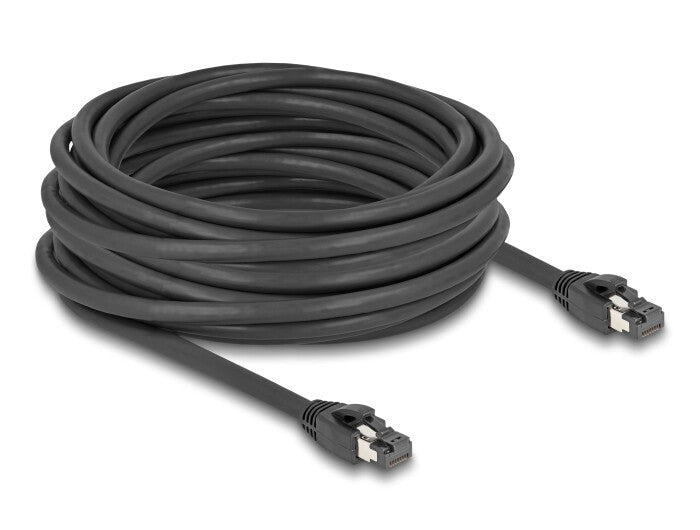 DeLOCK 80237 netværkskabel Sort 10 m Cat8.1 S/FTP (S-STP)