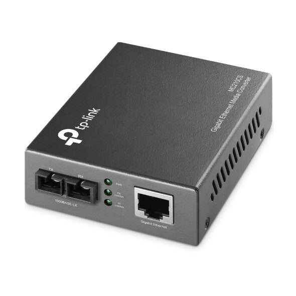 TP-Link Omada MC210CS netværksomformer til medie 1000 Mbit/s 1310 nm Enkeltilstand Sort