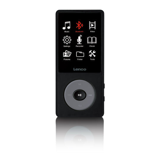 Lenco Xemio-860 MP3 afspiller 8 GB Sort, Grå