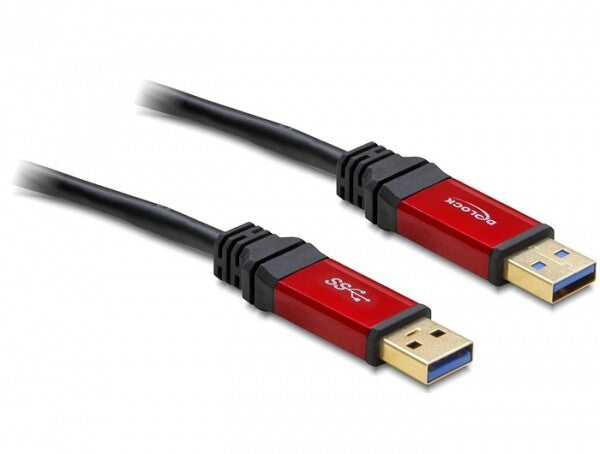 DeLOCK 2.0m USB 3.0 A USB-kabel USB 3.2 Gen 1 (3.1 Gen 1) 2 m USB A 5 Gbit/sek.
