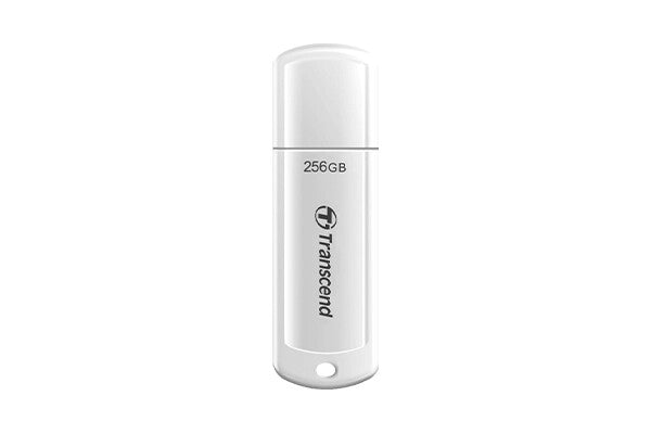 Transcend JetFlash 730 USB-nøgle 256 GB USB Type-A 3.2 Gen 1 (3.1 Gen 1) Hvid
