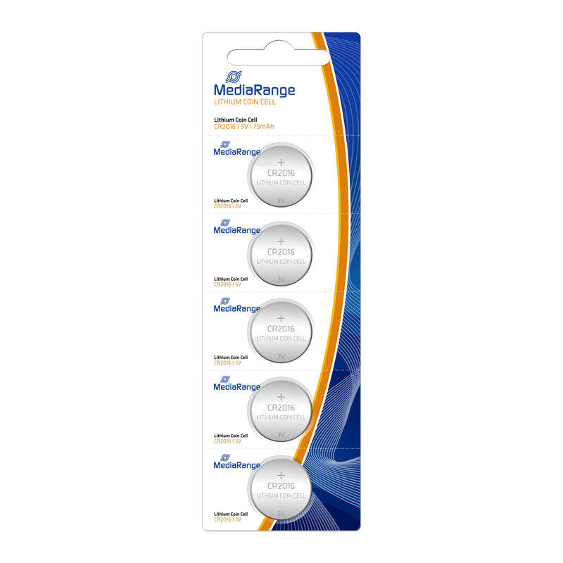 MediaRange MRBAT136 husholdningsbatteri Engangsbatteri CR2016 Lithium
