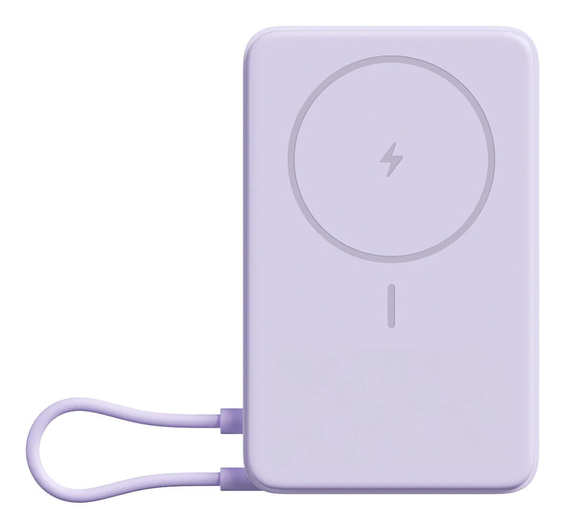 Xiaomi BHR08PAGL powerbank Lithium-Ion (Li-Ion) 5900 mAh Trådløs opladning Lilla