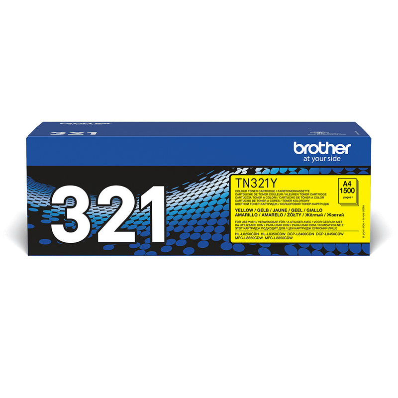 Brother TN-321Y tonerpatron 1 stk Original Gul