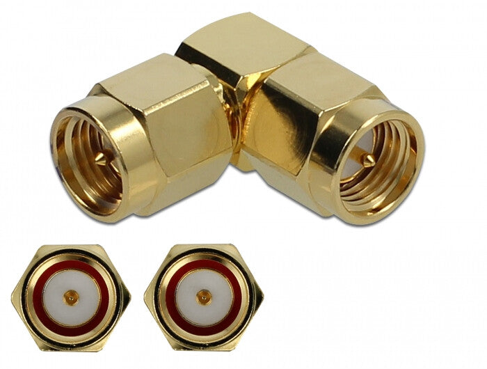 DeLOCK 89950 kabelsamler SMA Guld
