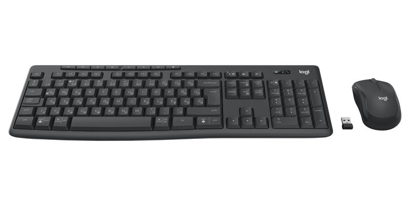 Logitech 920-012079 tastatur Mus inkluderet Kontor Bluetooth QWERTZ Ungarsk Grafit