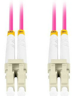 Lanberg FO-LULU-MD41-0150-VT InfiniBand og fiberoptisk kabel 15 m LC LC/UPC Violet