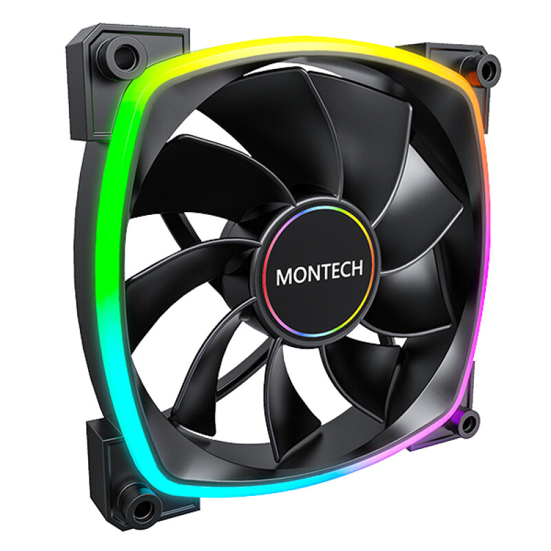 Montech RX140 PWM Computerkabinet Ventilator 14 cm Sort 1 stk
