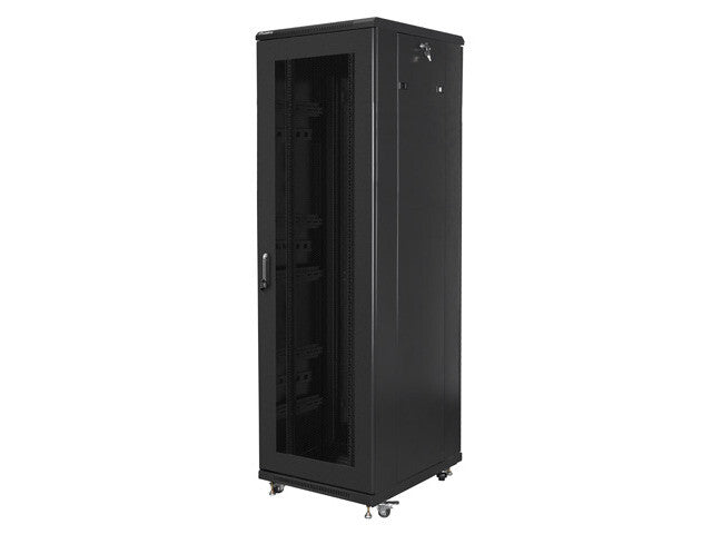 Lanberg FF01-6842-23B stativ 42U Fritstående reol Sort