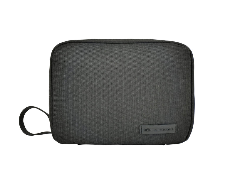Conceptronic UMBRIX01B håndtaske og skuldertaske Polyester, Genanvendt polyethylenterephthalat (rPET) Sort Unisex