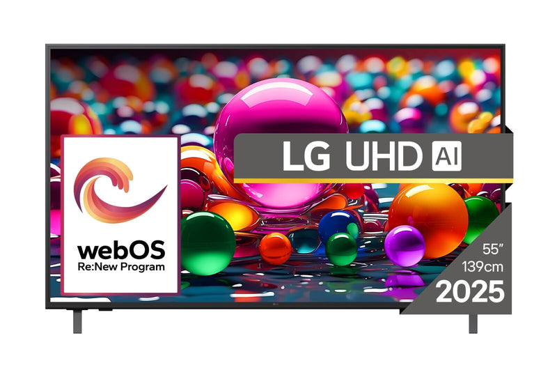 LG UHD AI 55UA75003LA TV 139,7 cm (55") 4K Ultra HD Smart TV Wi-Fi Sort