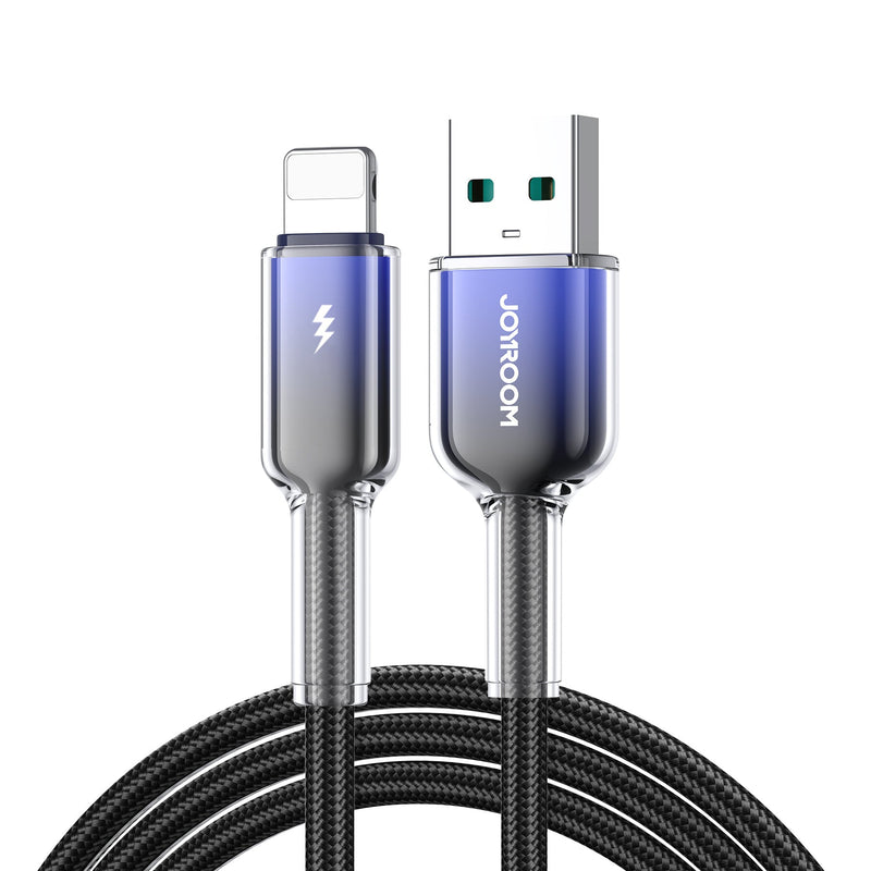 JOYROOM S-A42 A-L BL Lightning kabel 1,2 m Sort