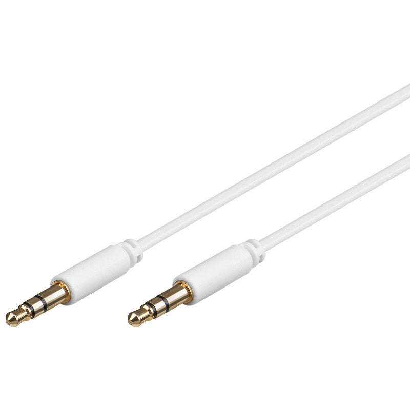 Goobay 69113 lydkabel 2 m 3.5mm Hvid