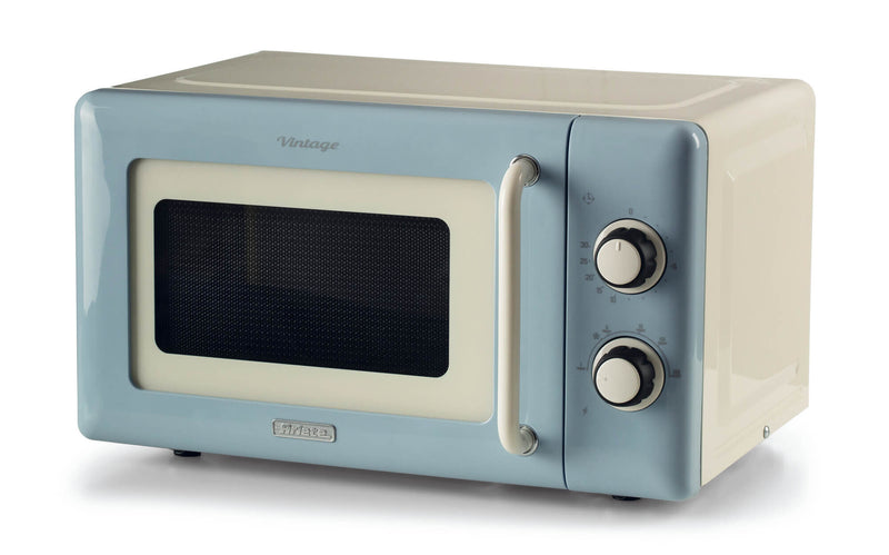 Ariete Vintage Line 3960/05 Lyse Blå Solo mikroovn Bordplade 20 L 800 W
