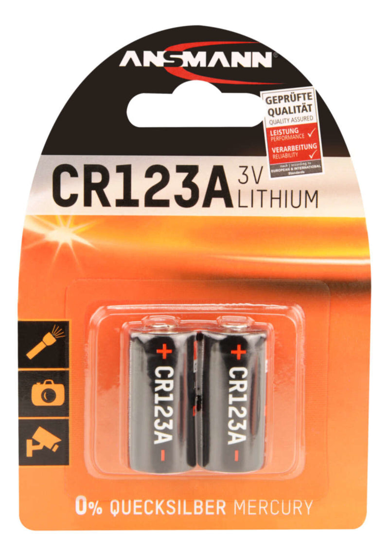 Ansmann 1510-0023 husholdningsbatteri Engangsbatteri CR123A Lithium