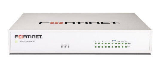 Fortinet FortiGate 60F firewall (hardware) Desktop 10 Gbit/sek.