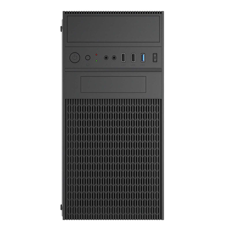 Akyga Obudowa Micro ATX AK19BK USB-C + USB 3.0 + 2x USB 2.0 czarna bez PSu Micro Tower Sort