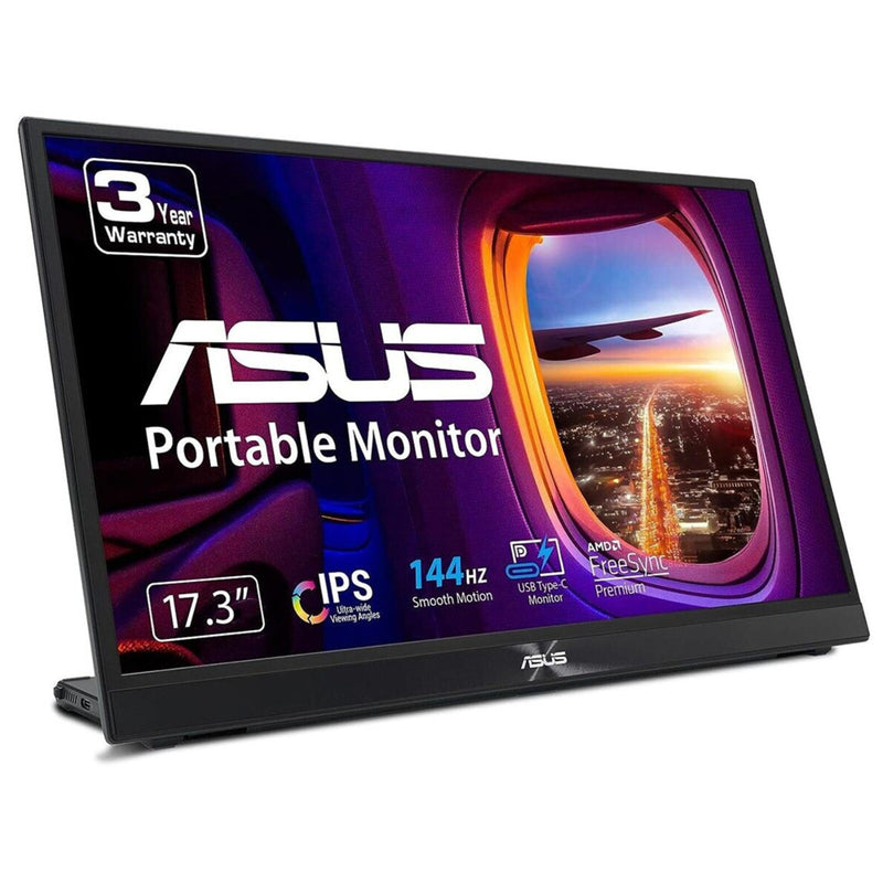 ASUS ZenScreen MB17AHG computerskærm 43,9 cm (17.3") 1920 x 1080 pixel Fuld HD LCD Sort