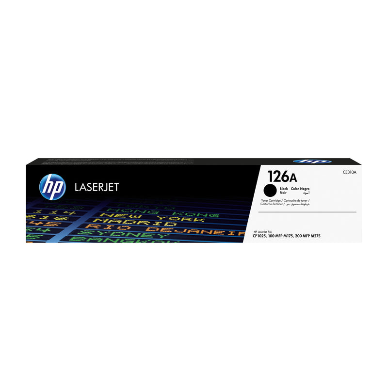 HP Original 126A LaserJet-tonerpatron, sort
