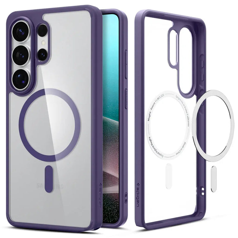 Spigen Ultra Hybrid (MagFit) mobiltelefon etui 17,5 cm (6.9") Cover Transparent, Lilla
