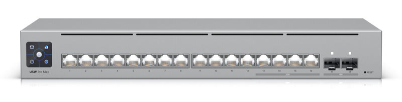 Ubiquiti Pro Max 16 L3 2.5G Ethernet (100/1000/2500) 1U Grå