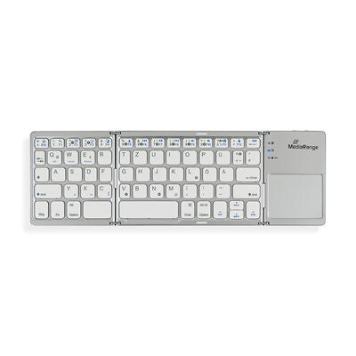 MediaRange MROS133 tastatur Kontor Bluetooth QWERTZ Sølv
