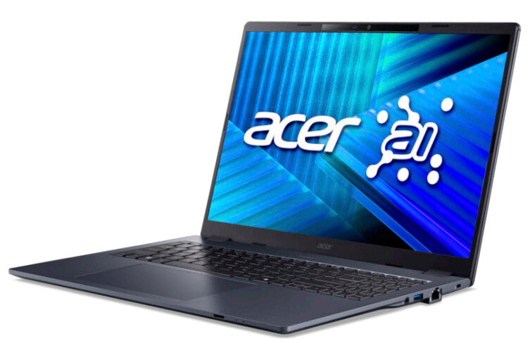 Acer TravelMate P4 TMP416-54-TCO-59M3 Intel Core Ultra 5 225U Laptop 40,6 cm (16") WUXGA 16 GB DDR5-SDRAM 512 GB SSD Wi-Fi 7 (802.11be) Windows 11 Pro Tysk Blå