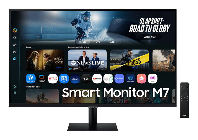 Samsung M7 M70F computerskærm 81,3 cm (32") 3840 x 2160 pixel 4K Ultra HD LCD Sort