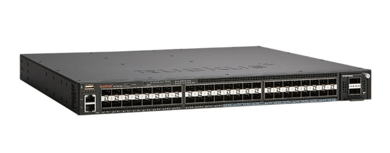 Brocade ICX7650-48F-E netværksswitch Administreret L2/L3 1U Sort