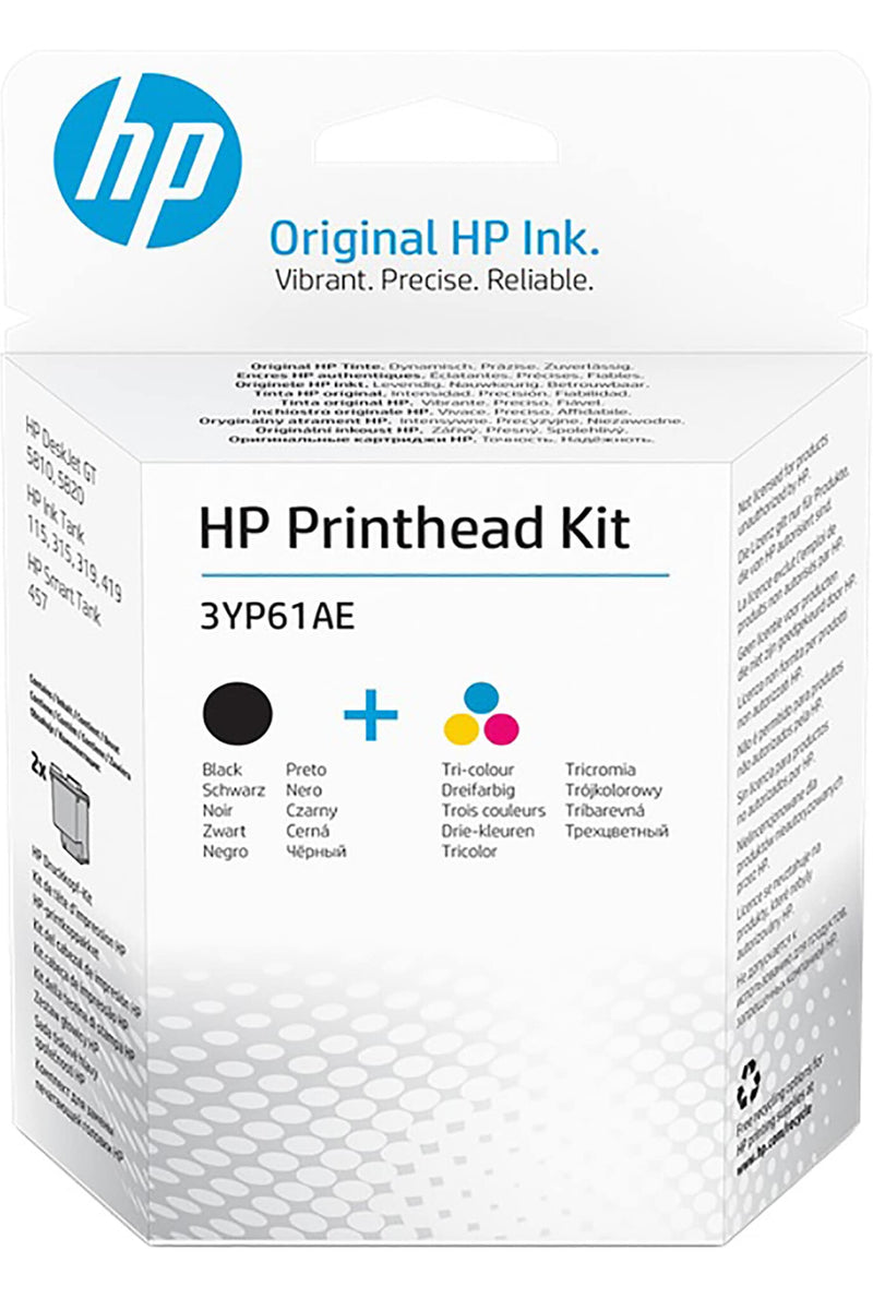 HP 3YP61AE sort/trefarvet GT-sæt til skrivehoved