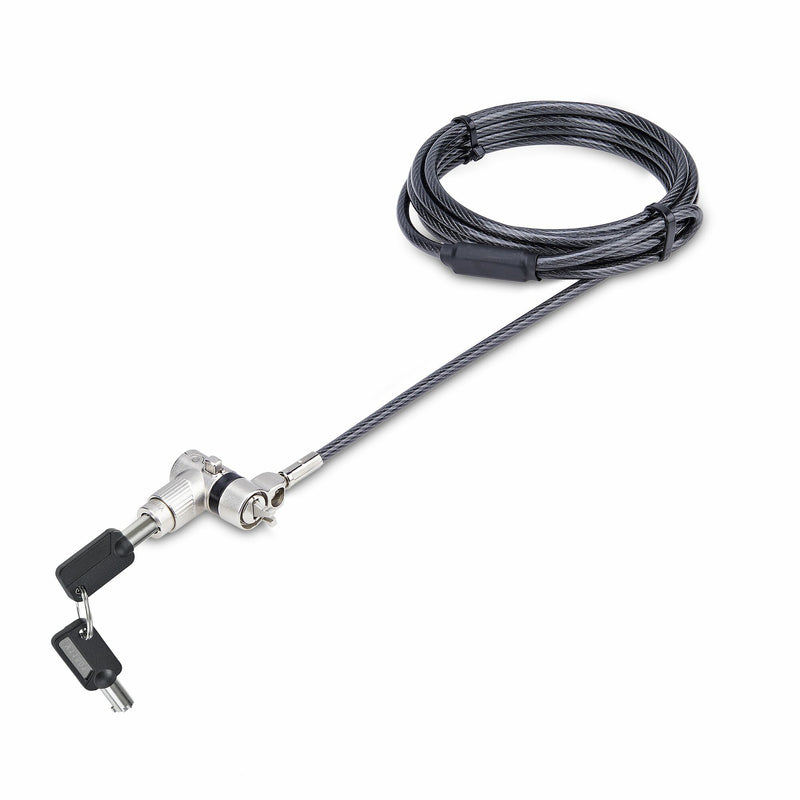 StarTech.com UNIVKMKO-LAPTOP-LOCK kabellås Sort 2 m