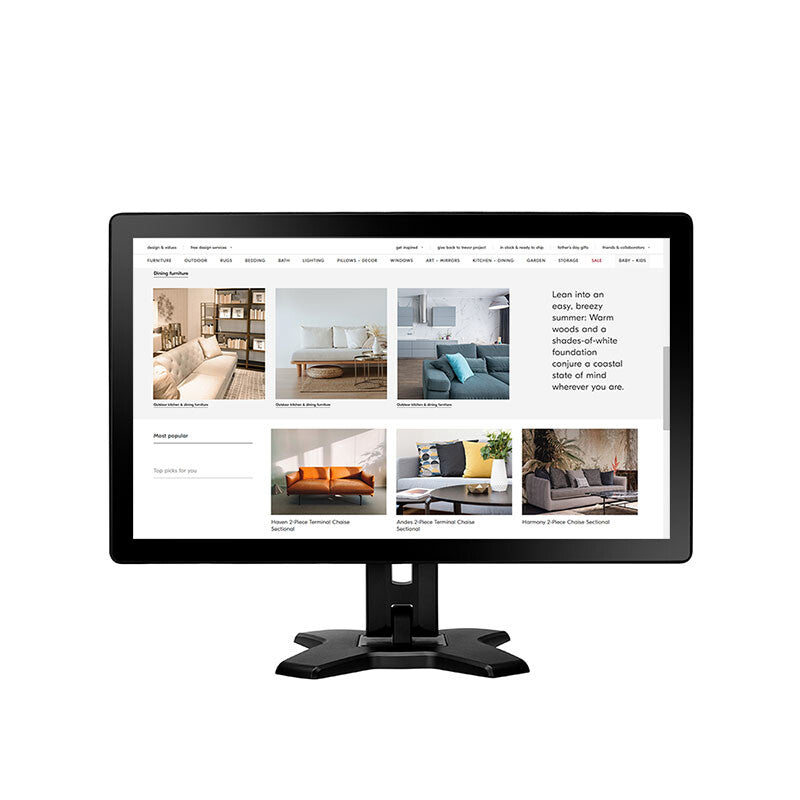 AG Neovo TX-2401 computerskærm 60,5 cm (23.8") 1920 x 1080 pixel Fuld HD LED Berøringsskærm Bordplade Sort