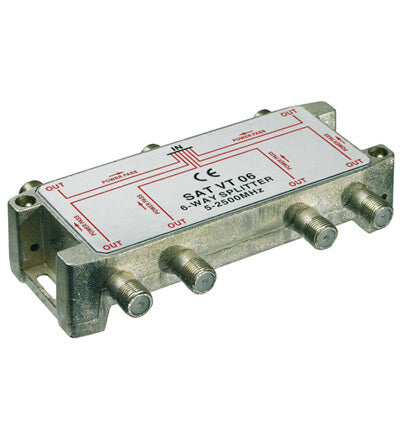 Goobay 67004 kabelsplitter eller -samler Sølv