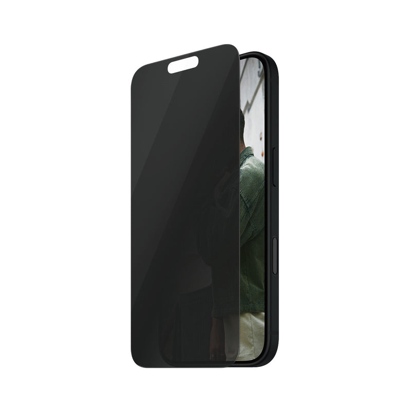 PanzerGlass SAFE. by ® 2-Way Privacy Skærmbeskyttelse iPhone 16 | 15 | Ultra-Wide Fit