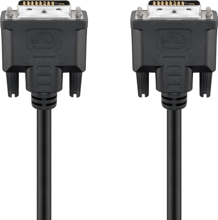 Goobay 93573 DVI kabel 1,8 m DVI-D Sort