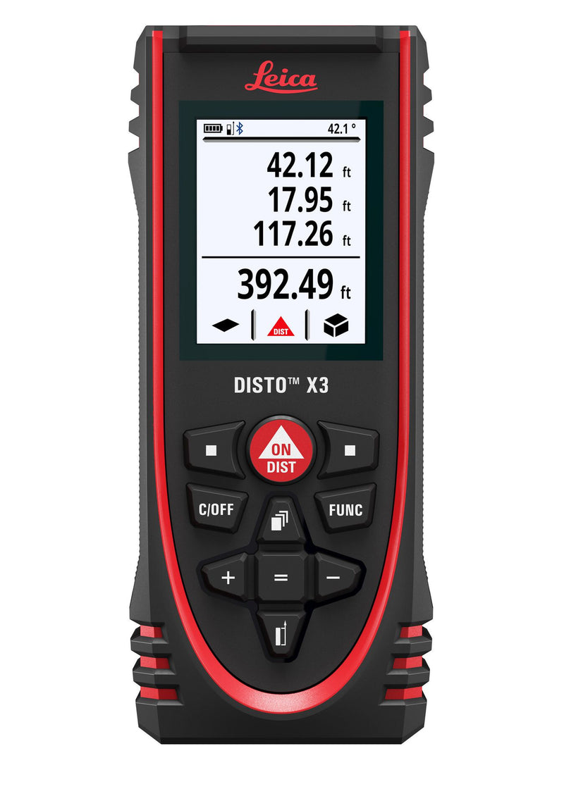 Leica DISTO X3 Laserafstandsmåler Sort 150 m