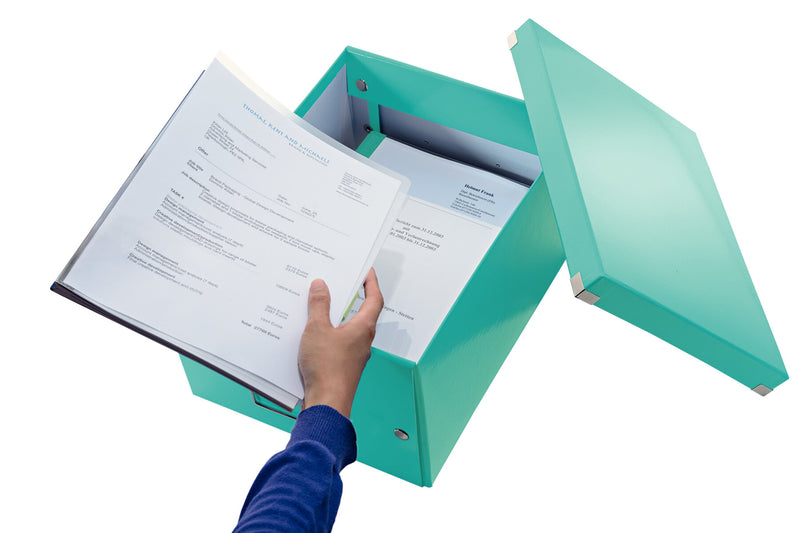 Leitz Click & Store WOW Medium opbevaringsboks, 85% recirkuleret karton